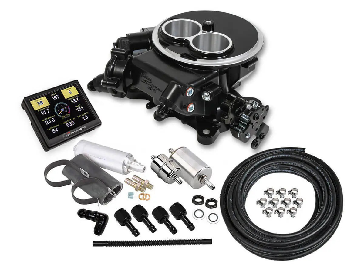 Holley Sniper 2300 EFI Master Kit Black Finish - 550-850K