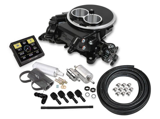 Holley Sniper 2300 EFI Master Kit Black Finish - 550-850K