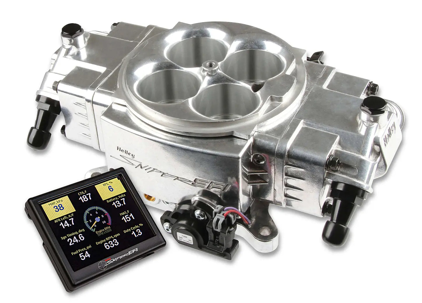 Holley Sniper EFI Stealth 4150 Shiny Finish - 550-870