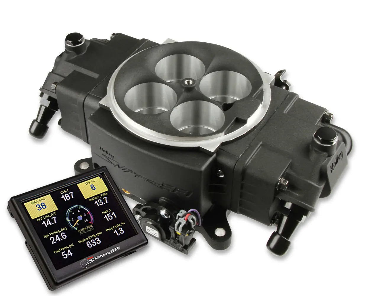 Holley EFI Sniper 4150 Kit Black Finish - 550-877