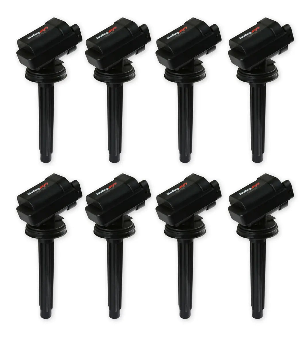 Holley Smart Coil - Ford Coyote 8pk - Black - 556-161