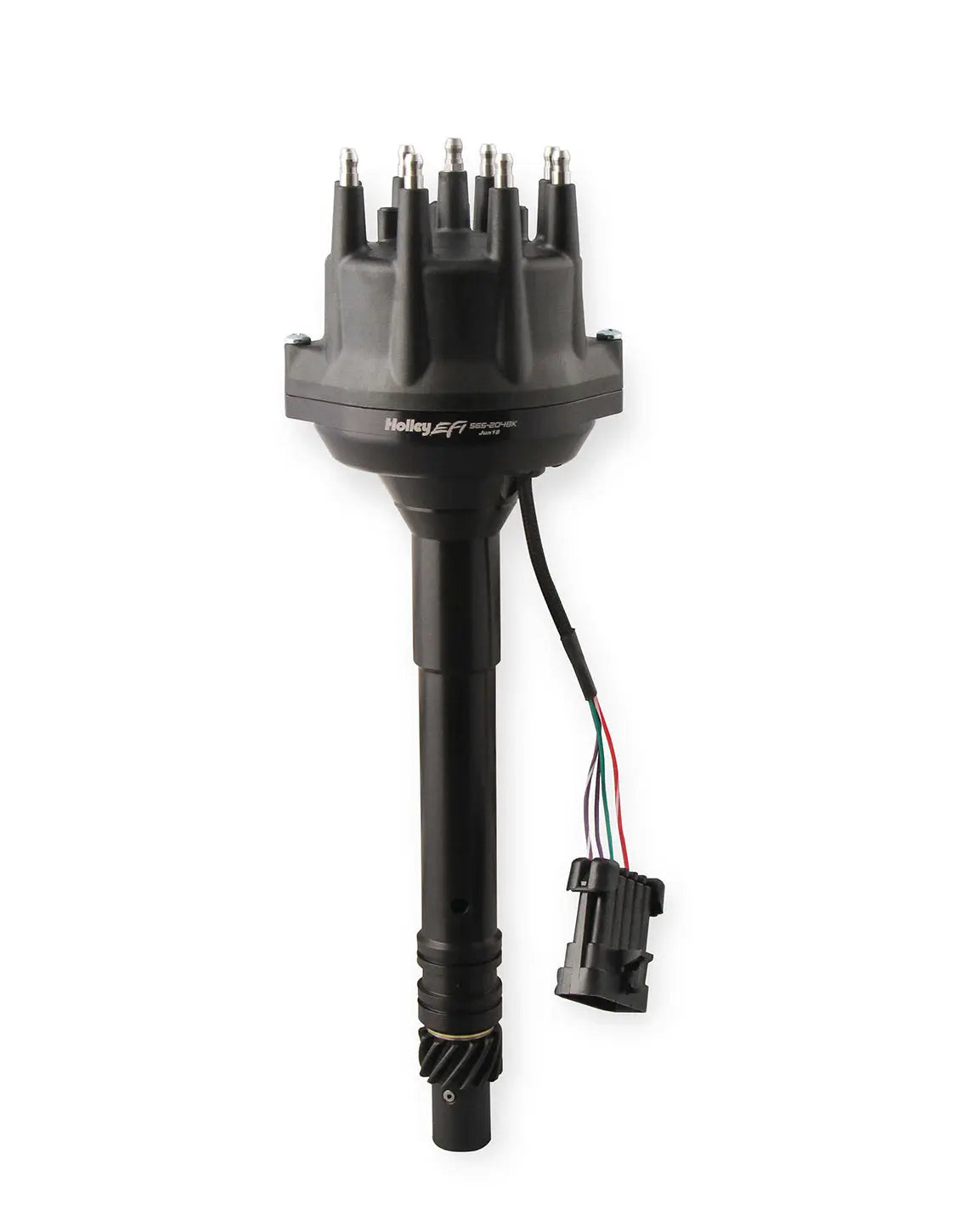 Holley Dual Sync Distributor EFI - Chevy V8 - Black - 565-200BK