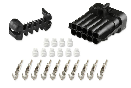 Holley Ignition Sub-Harness Male Connector  10-PIn - 570-204