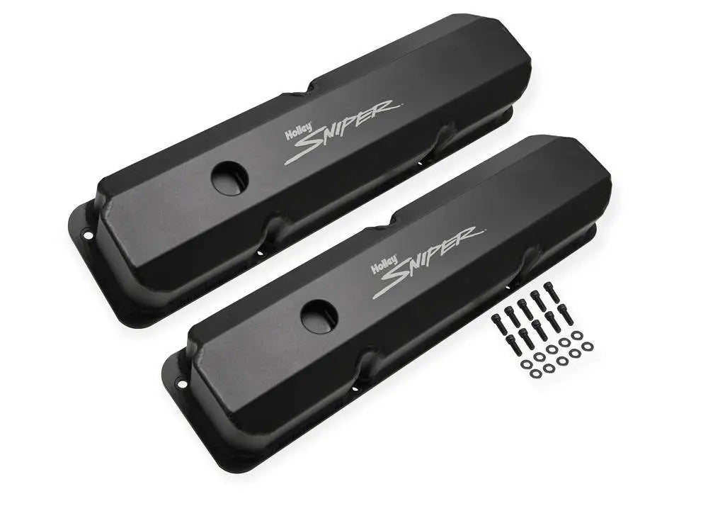Holley Sniper Fabricated Valve Covers  BBF FE Tall - 890001B