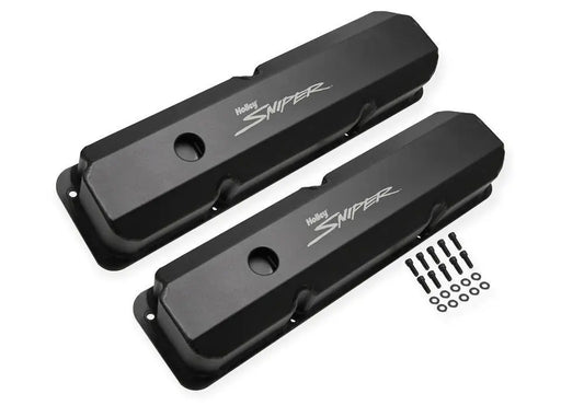 Holley Sniper Fabricated Valve Covers  BBF FE Tall - 890001B