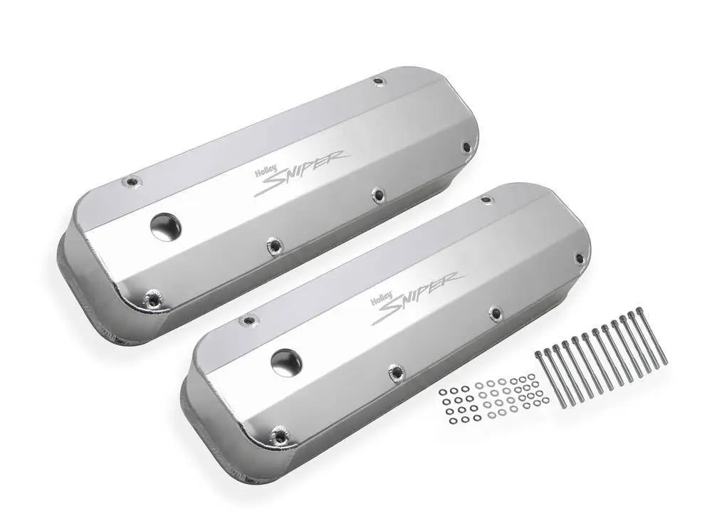 Holley Sniper Fabricated Valve Covers  BBF 429/460 Tall - 890007