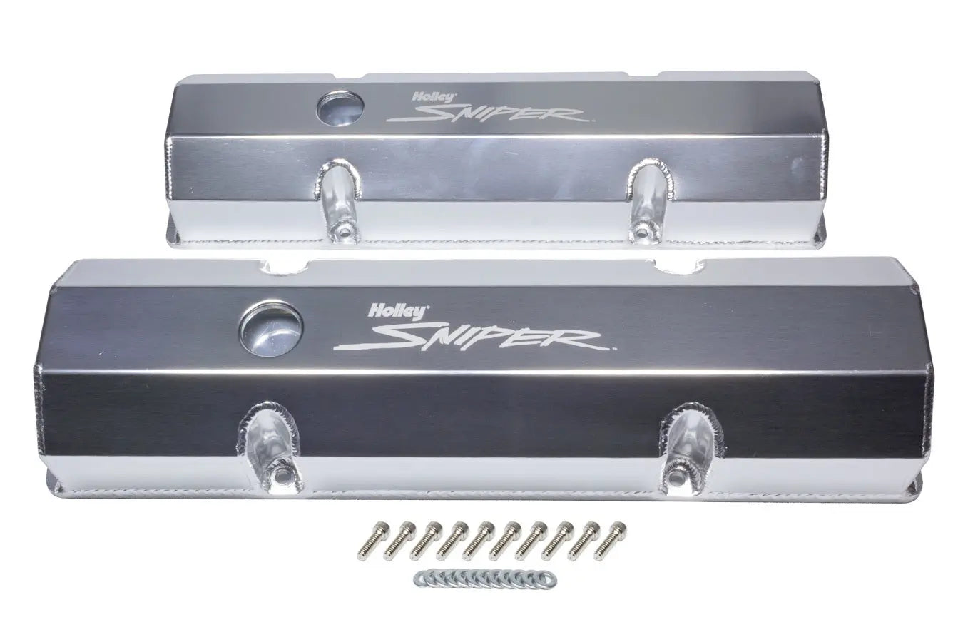 Holley Sniper Fabricated Valve Covers  SBC Tall - 890010