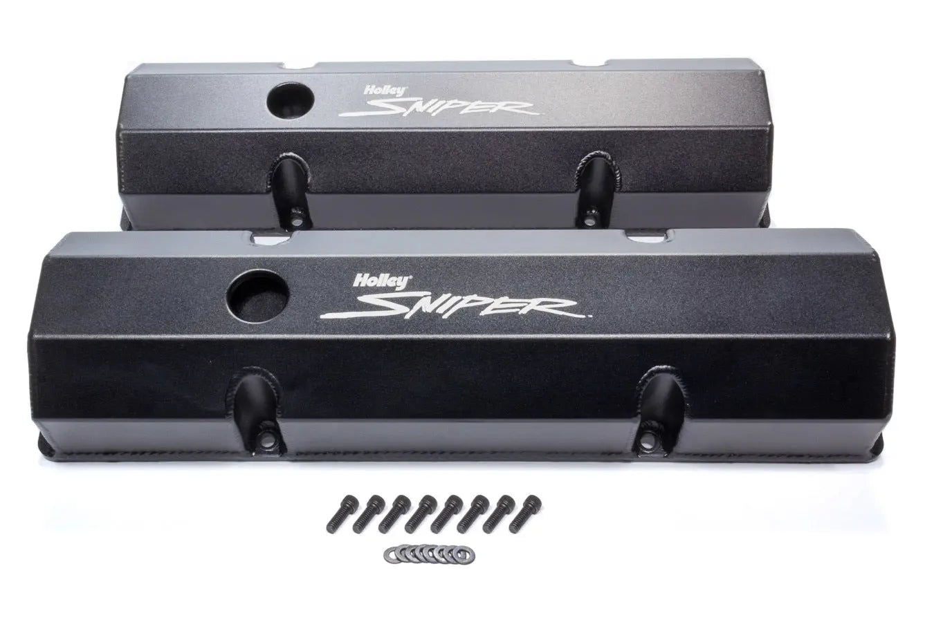 Holley Sniper Fabricated Valve Covers  SBC Tall - 890010B