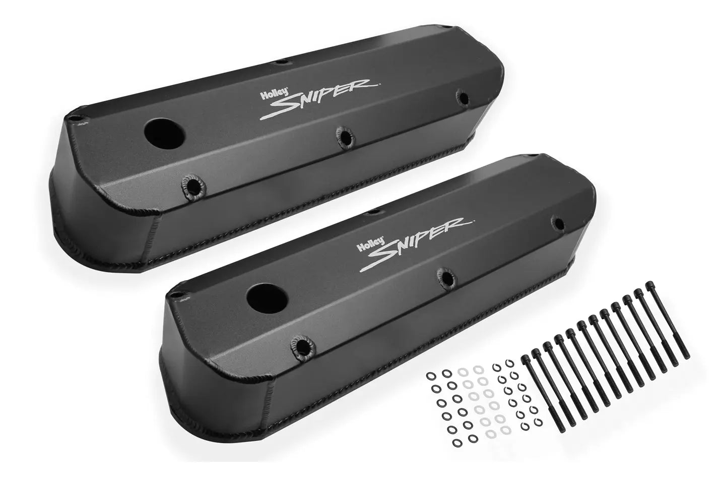 Holley Sniper Fabricated Valve Covers  SBF Tall - 890012B