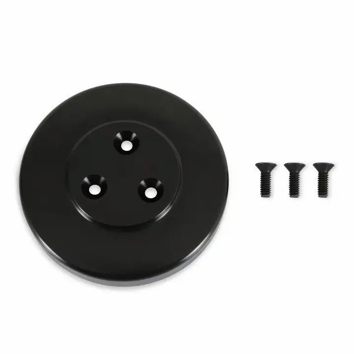 Holley Cover - AC Compressor SD7 - Black - 97-185