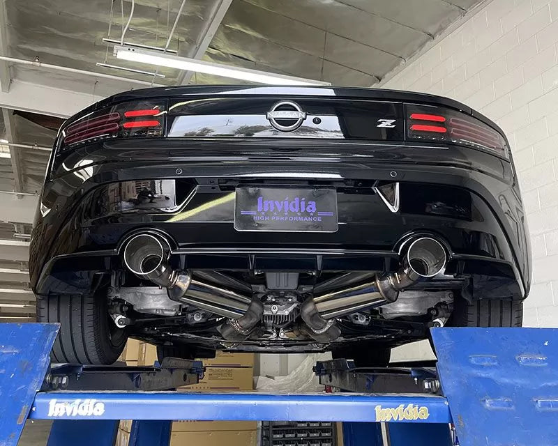 Invidia 2022+ Nissan Z 70mm N1 Cat Back Exhaust - Black Tips Invidia