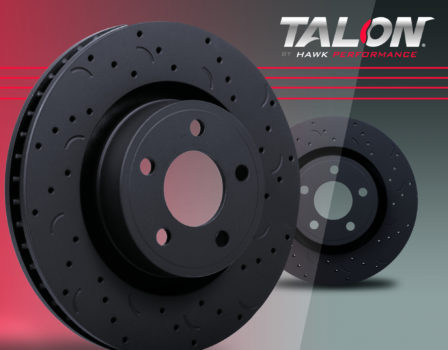 Hawk Talon 2008-2015 Cadillac CTS / Chevrolet Camaro 315mm / 12.4 Rear Rotor Break Set - HTC4096 Hawk Performance