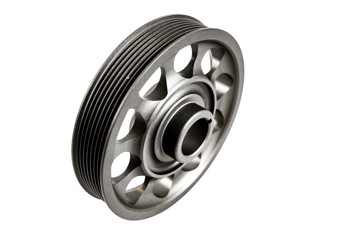 Precision Works Aluminum Crankshaft Crank Pulley Fits Honda Civic FD K20 06-11 PrivateLabelMfg