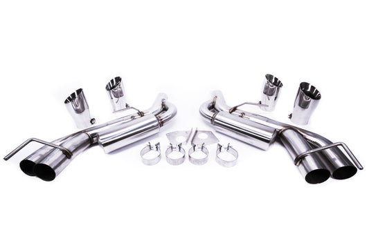 PLM Axle Back Muffler Delete Chevy Camaro SS ZL1 V8 2016 - 2023 Stainless Steel PrivateLabelMfg