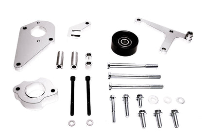 Precision Works LS Power Steering & Alternator Bracket Low Mount LSX LS1 LS2 LS3 PrivateLabelMfg