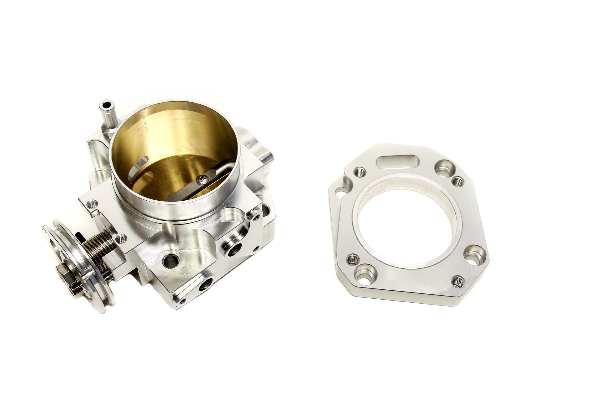 Precision Works RBC RRC Dual Throttle Body Adapter K20 K24 62 70mm PrivateLabelMfg