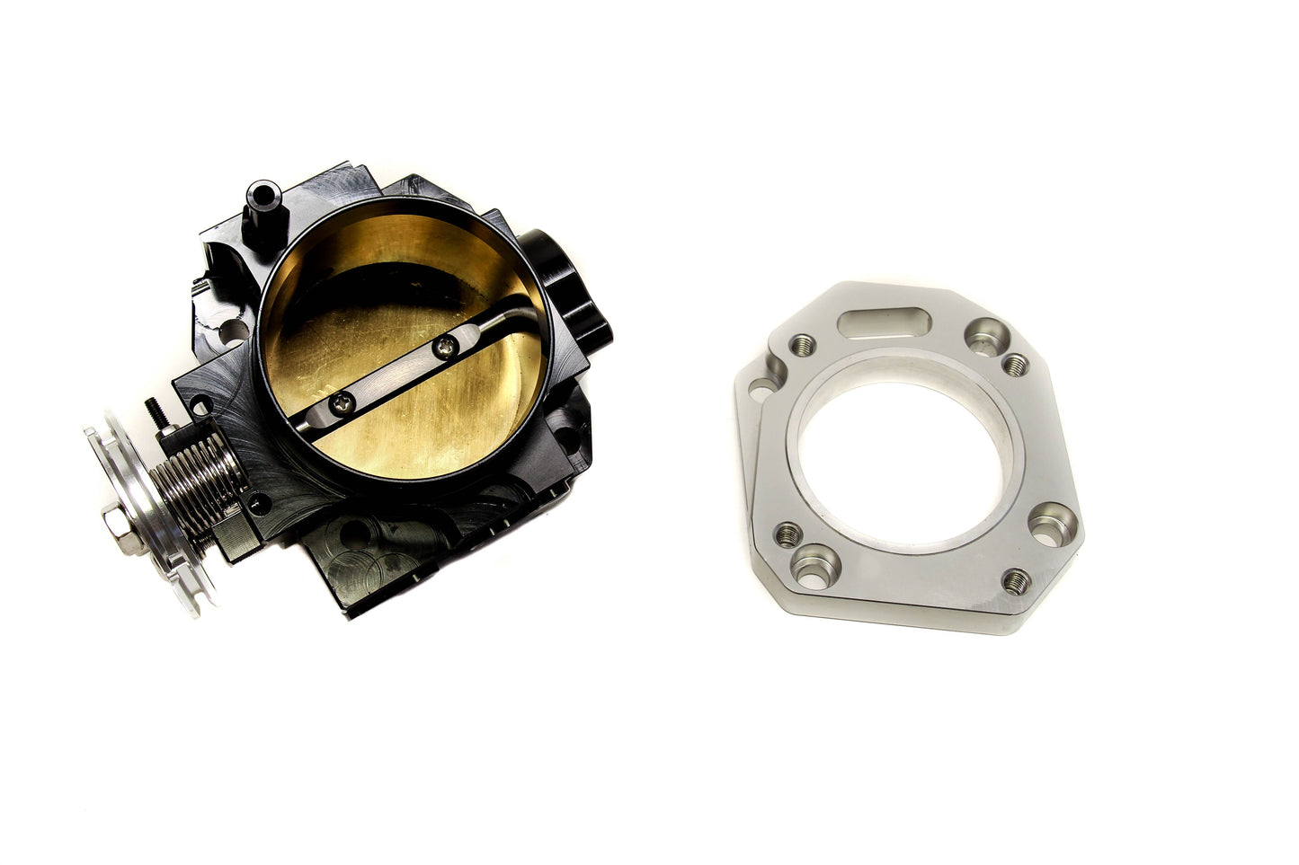 Precision Works RBC RRC Dual Throttle Body Adapter K20 K24 62 70mm PrivateLabelMfg