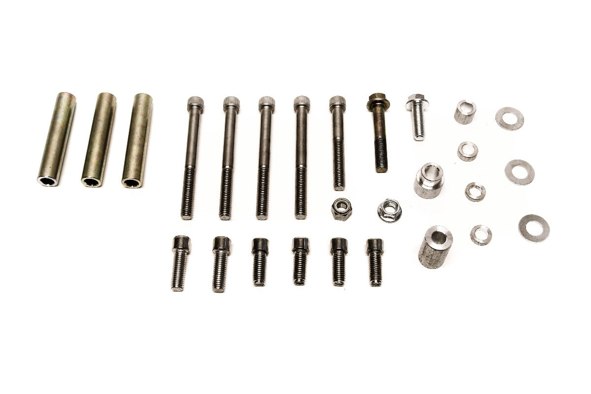 Precision Works LS Power Steering & Alternator Bracket High Mount LSX LS1 LS2 LS3 PrivateLabelMfg