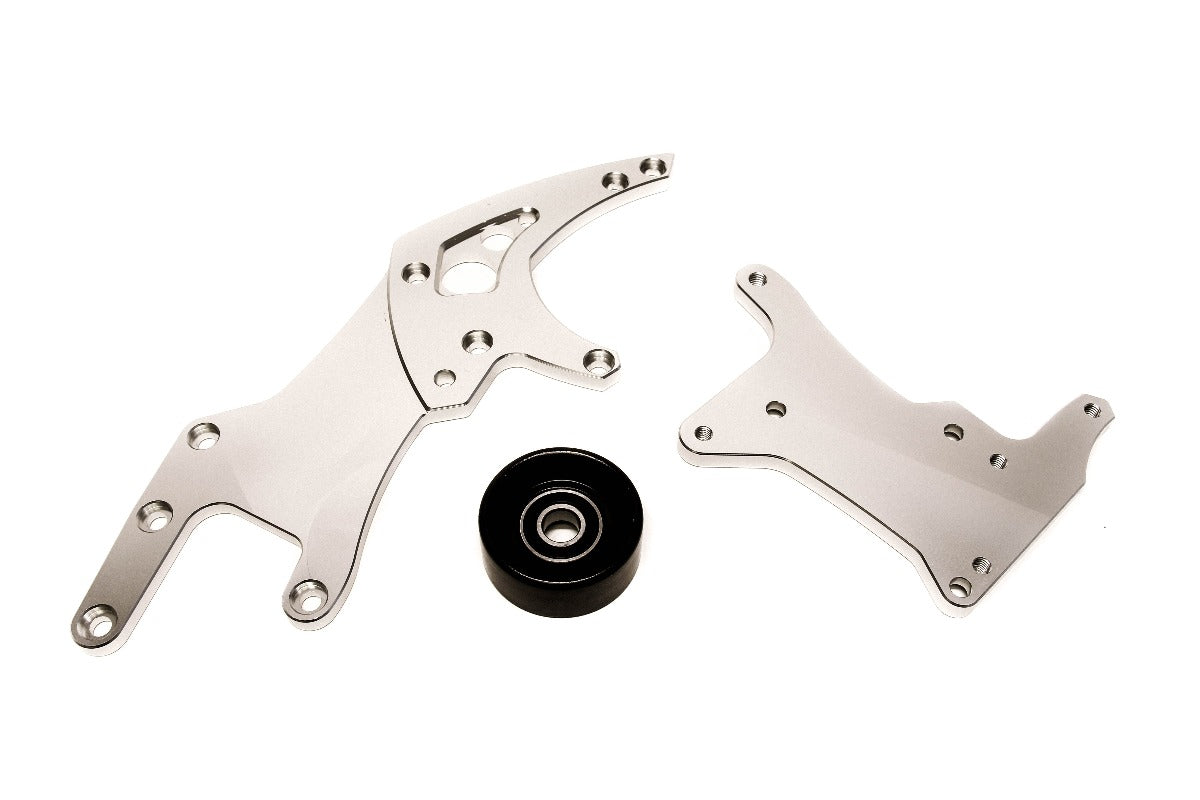 Precision Works LS Power Steering & Alternator Bracket High Mount LSX LS1 LS2 LS3 PrivateLabelMfg