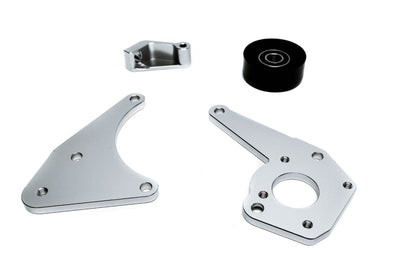 Precision Works LS Power Steering & Alternator Bracket Low Mount LSX LS1 LS2 LS3 V3 PrivateLabelMfg