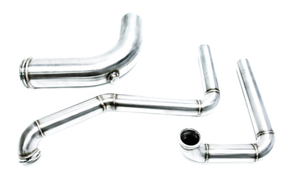PLM K-Series Hood Exit Up-Pipe & Dump Tube for Top Mount Turbo Manifold PrivateLabelMfg
