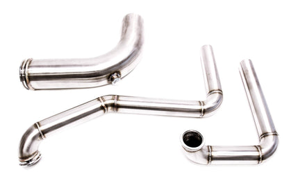 PLM K-Series Hood Exit Up-Pipe & Dump Tube for Top Mount Turbo Manifold PrivateLabelMfg