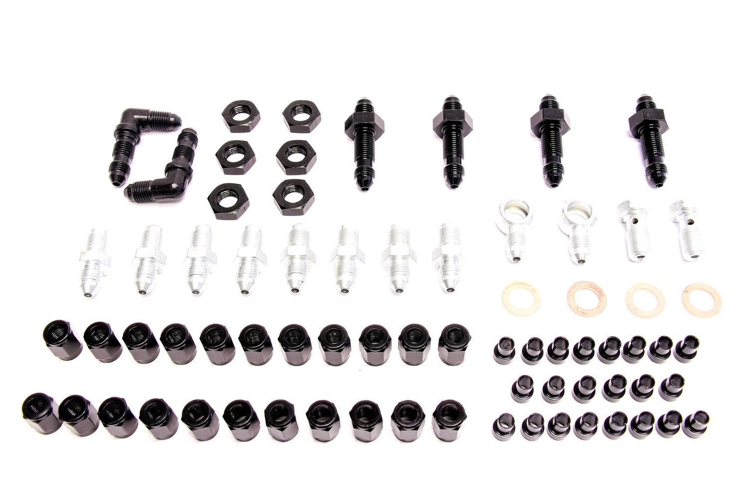 Precision Works Brake Line Tuck Kit Fittings Honda 88-00 Civic 90-01 Integra PrivateLabelMfg