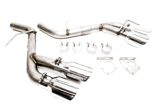 PLM Axle Back Muffler Delete Chevy Camaro V6 3.6L 2016 - 2022 Stainless Steel Quad Tips PrivateLabelMfg