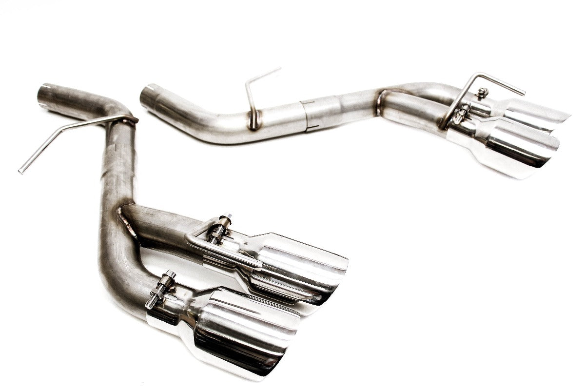 PLM Axle Back Muffler Delete Chevy Camaro V6 3.6L 2016 - 2022 Stainless Steel Quad Tips PrivateLabelMfg