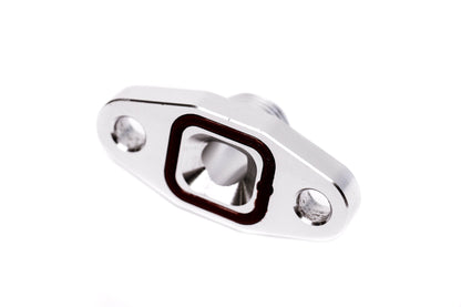 Precision Works Billet T3 T4 Turbo Oil Drain Flange 10AN & O-Ring PrivateLabelMfg