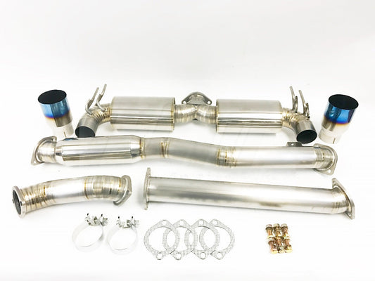 PLM Power Driven Titanium Exhaust - Evo X 08-15 V2 Mitsubishi Lancer Evolution X PrivateLabelMfg