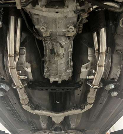 PLM Long Tube Headers Catted - Nissan VQ35DE HR 350Z G35 370Z PrivateLabelMfg