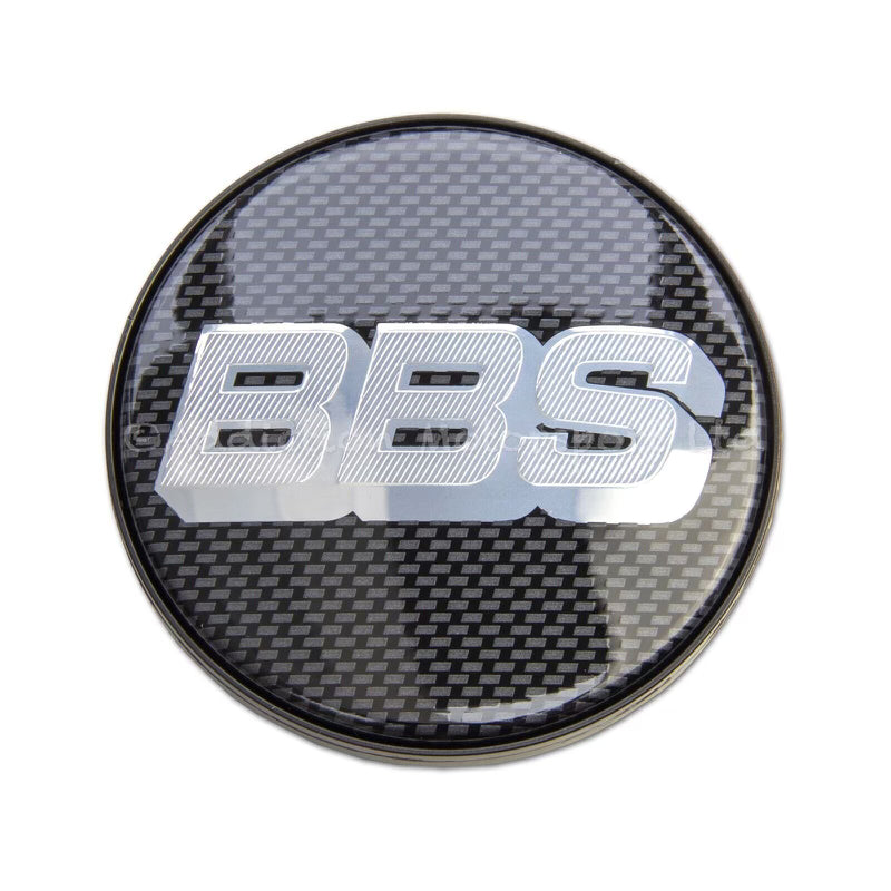 BBS LOGO Center Cap Set 70mm Black/Plat-Silver EST. 1970 HW58071045.4