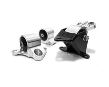 Load image into Gallery viewer, Innovative Innovative Mounts B/D Series Silver Aluminum Mounts Solid Bushings 3 Bolt Honda Civic 1992-1995