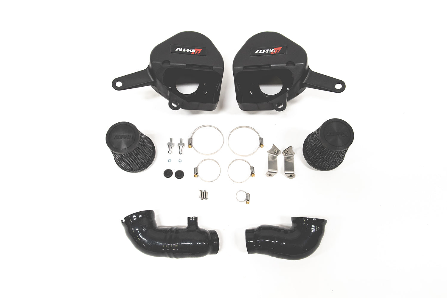 AMS PERFORMANCE  INFINITI 2016-2021 Q50/Q60 RED ALPHA COLD AIR INTAKE KIT - ALP.28.08.0001-1 AMS