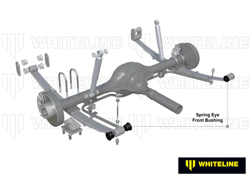 WHITELINE 2014+ RAM PROMASTER REAR SPRING EYE - FRONT BUSHING - W73464 Whiteline