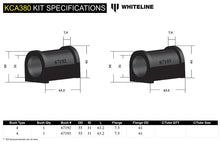 Load image into Gallery viewer, Whiteline 86-89 Mazda RX7 Series 4 / 05/89-91 RX7 Series 5 Front Caster Adj Kit  - KCA380 Control Arm