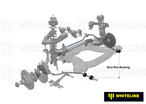 Whiteline W82151 Front Strut Rod to Chassis Bushing Fits Select Honda Models