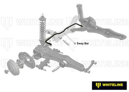 Whiteline BMR74Z Rear Heavy Duty Adjustable Sway Bar 24 mm for 2013+ Mini Cooper (F55/F56/F57) Whiteline