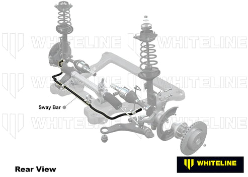 WHITELINE 17-18 INFINITI QX30 FRONT HEAVY DUTY 2 HOLE ADJUSTABLE 27MM SWAYBAR - BMF67Z Whiteline