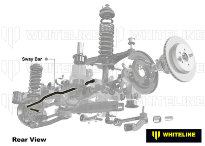 Whiteline BNR26XZ Rear 24 mm Sway Bar-X Heavy Duty Blade Adjustable for 1989-1993 Nissan Skyline R32 GTS RWD Whiteline