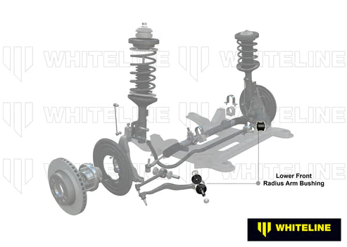 WHITELINE 15-18 BMW M3 FRONT RADIUS ARM LOWER BUSHING KIT - KCA473 Whiteline