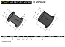 Load image into Gallery viewer, WHITELINE 09-18 FORD FOCUS RS / Mazda FRONT CONTROL ARM BUSHING - KCA465