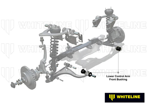 WhitelinPlus 05+ Mazda Miata/MX5 / 07/03+ RX8 Front Lwr Inner Front Control Arm Bushing Kit Whiteline