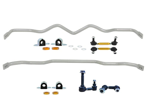 WHITELINE 09-18 NISSAN 370Z / 08-13 INFINITI G37 RWD FRONT & REAR SWAY BAR KIT - BNK014 Whiteline