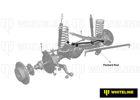 WHITELINE PLUS 1/90-10/07 TOYOTA LANDCRUISER FRONT ADJUSTABLE PANHARD ROD KIT - W83050 Whiteline