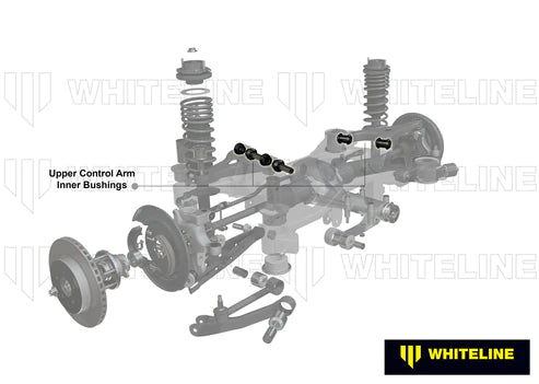 WHITELINE 09 LANCER RALLIART REAR CAMBER ADJ KIT-CONTROL ARM UPPER BUSHES - KCA329 Whiteline