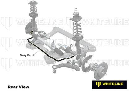 WHITELINE 00-08 MERCEDES-BENZ C-CLASS FRONT HEAVY DUTY 2 POINT ADJUSTABLE 24MM SWAYBAR - BMF97Z Whiteline