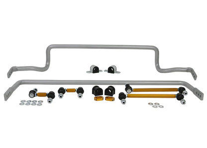 WHITELINE 08-17 MITSUBISHI LANCER FRONT & REAR SWAY BAR KIT - BMK007 Whiteline