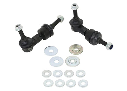 Whiteline 89-98 Nissan 240sx Sway Bar Link Assembly Heavy Duty Adjustable Steel Ball - KLC107 Whiteline